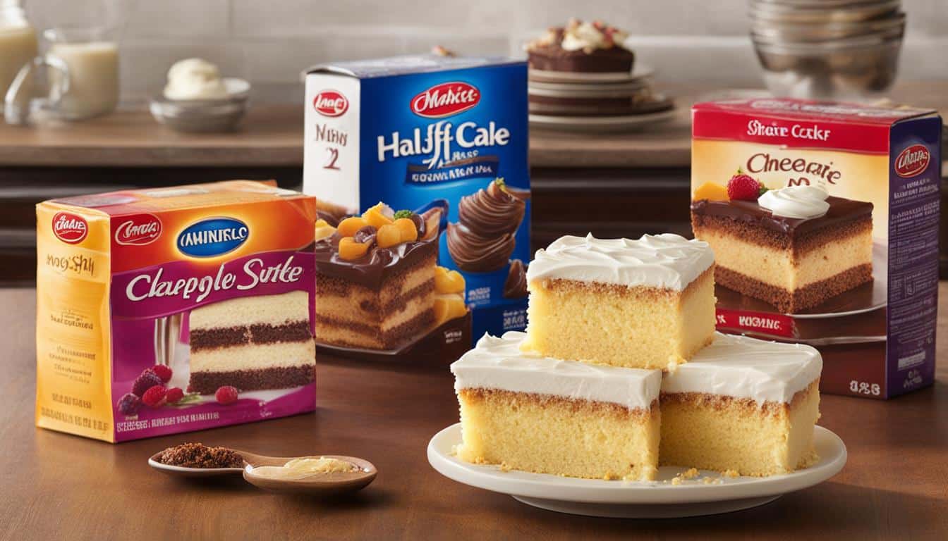 how many cake mixes for a half sheet cake